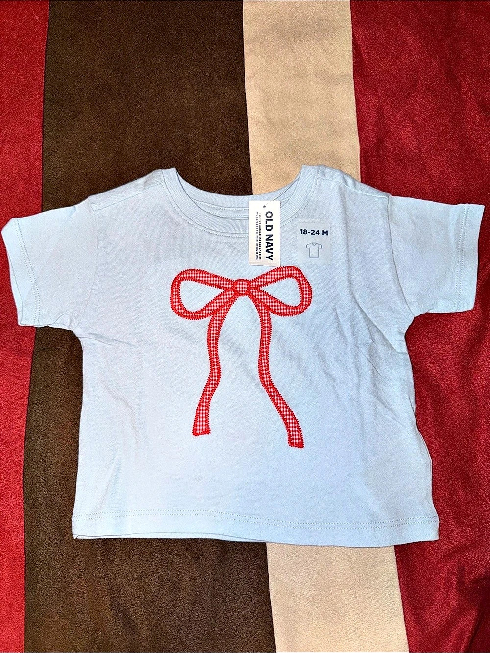 Old Navy Short-Sleeve Graphic T-Shirt for Toddler Girls Toddler Girls Blue & Red